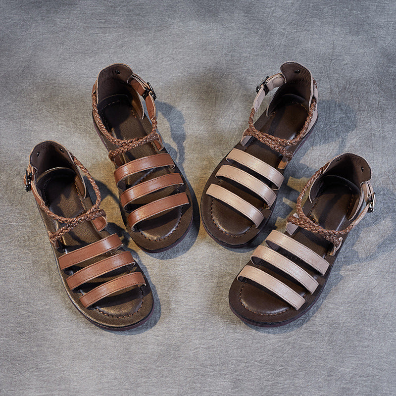 Femme Strappy Komfortsandaler med justerbar ankelrem Stilla