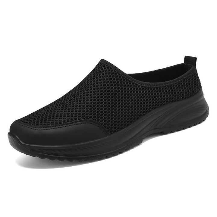 Dame Åndbare Slip-On Walking Sneakers med Textureret Overdel Stilla