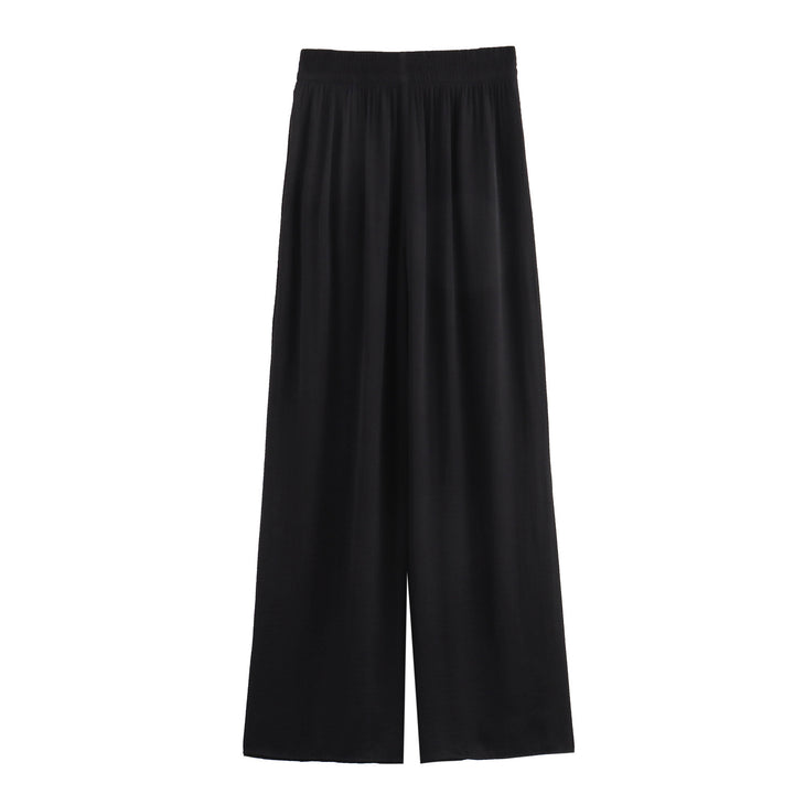 Damevidde culotte med elastisk bånd og flydende stof Skovae