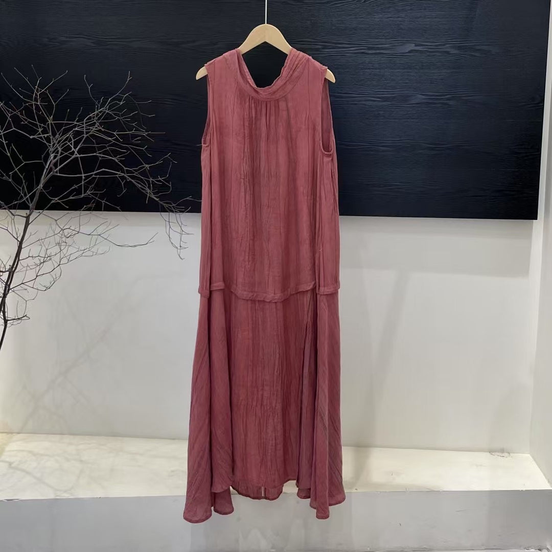 Femme Chic Lagdelt Maxi Kjole Stilla