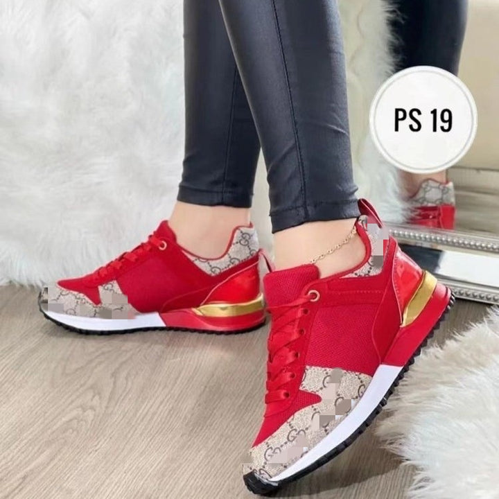 Dame mode Sneakers med struktureret overdel og elegante accenter Stilla