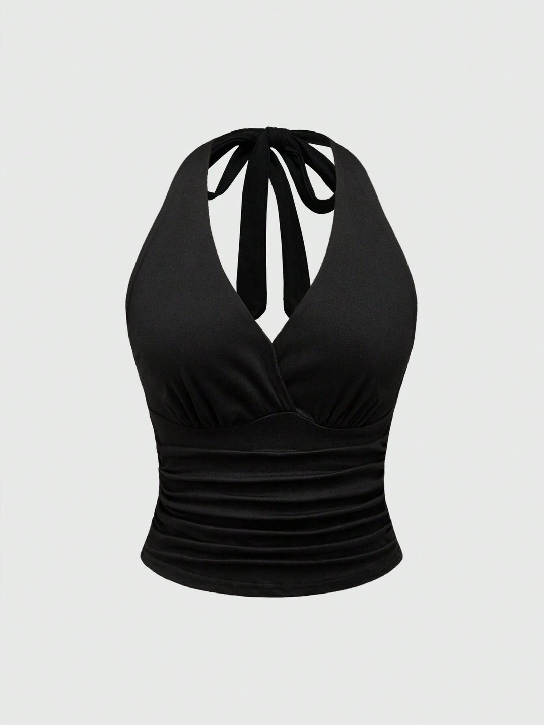 Dame Cut-Out Top med Leo-mønster Skovae