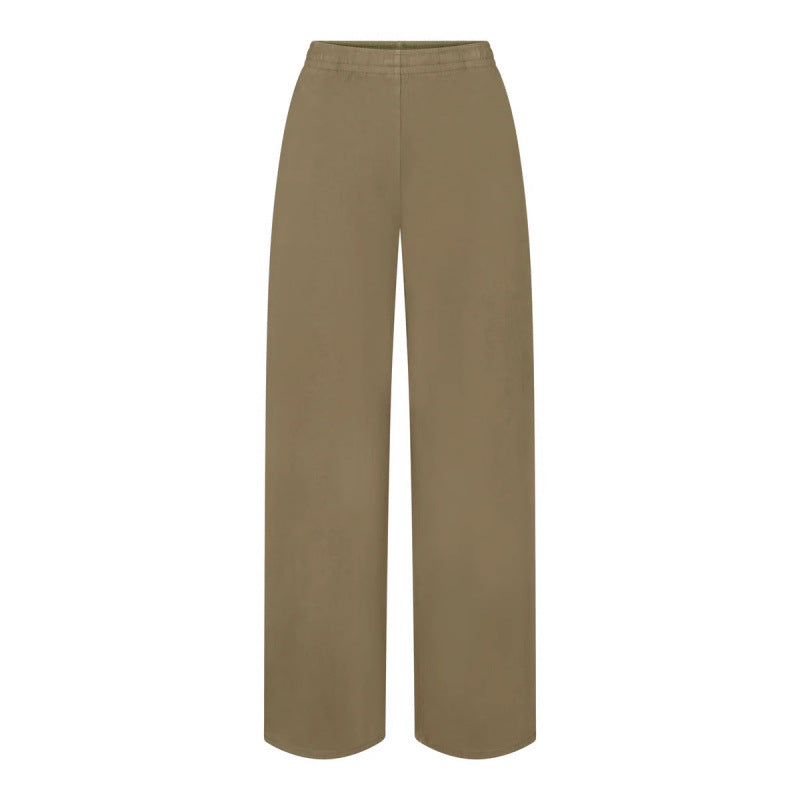 Dame Relaxed Bred-Ben Lounge-Bukser Stilla