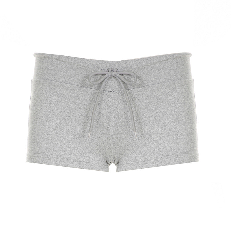 Dame Sporty shorts med stjernemønster og elastisk bånd Skovae