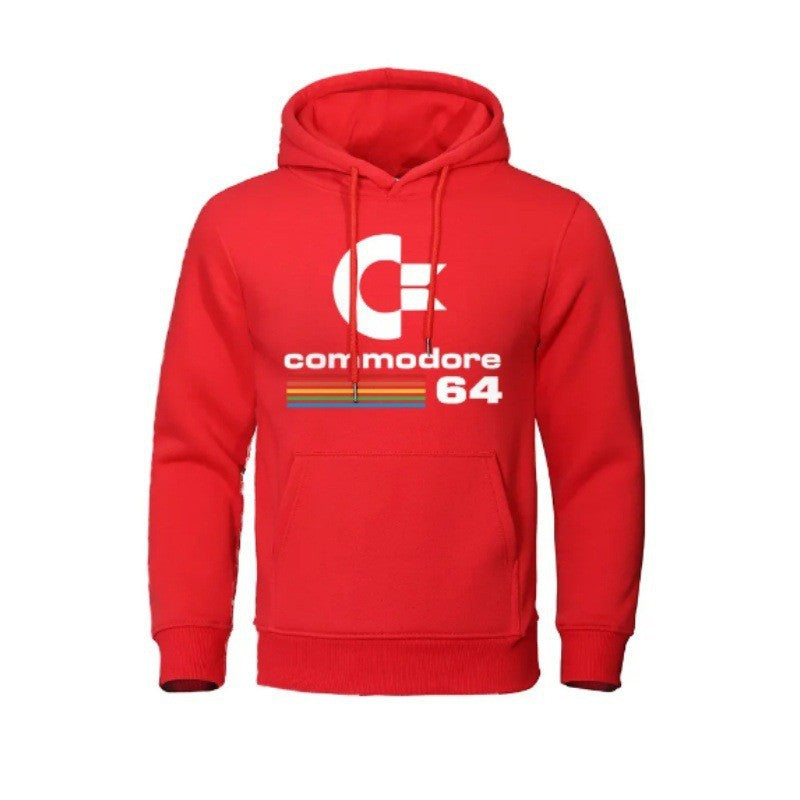Kvinders hoodie med retro computer motiv Skovae