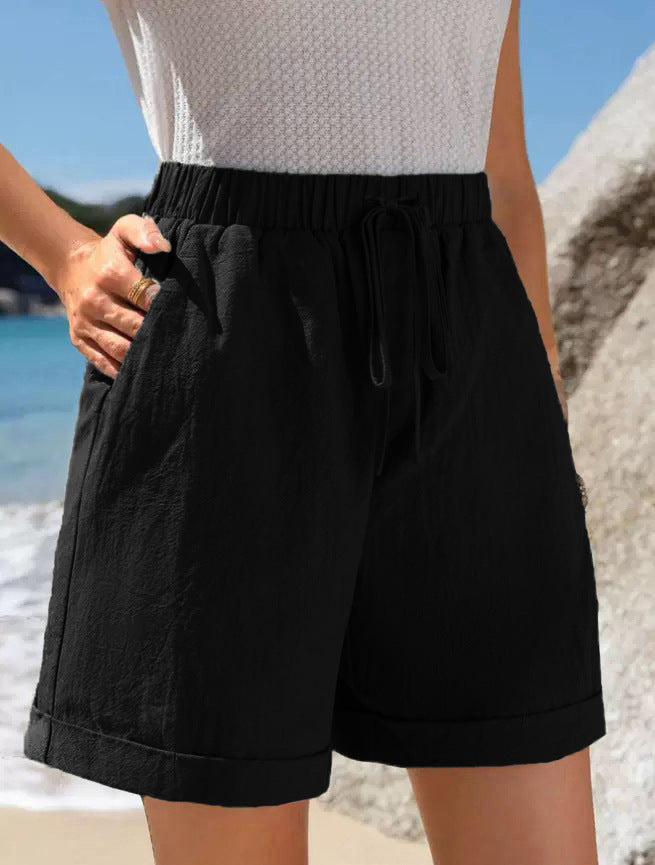 Dame Relaxed Fit Strandshorts Stilla