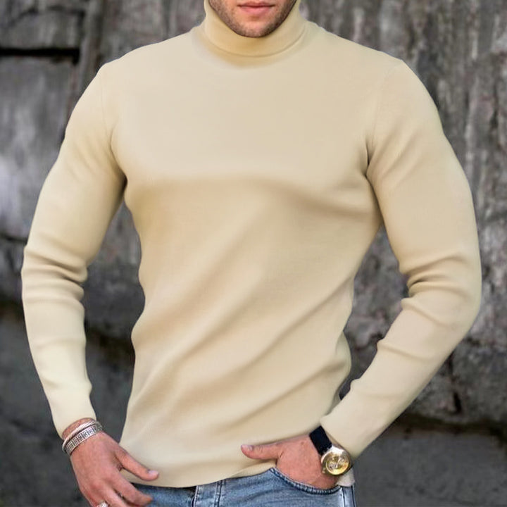 Dame rullekrave sweater lavet af åndbart og elastisk bomuld Stilla