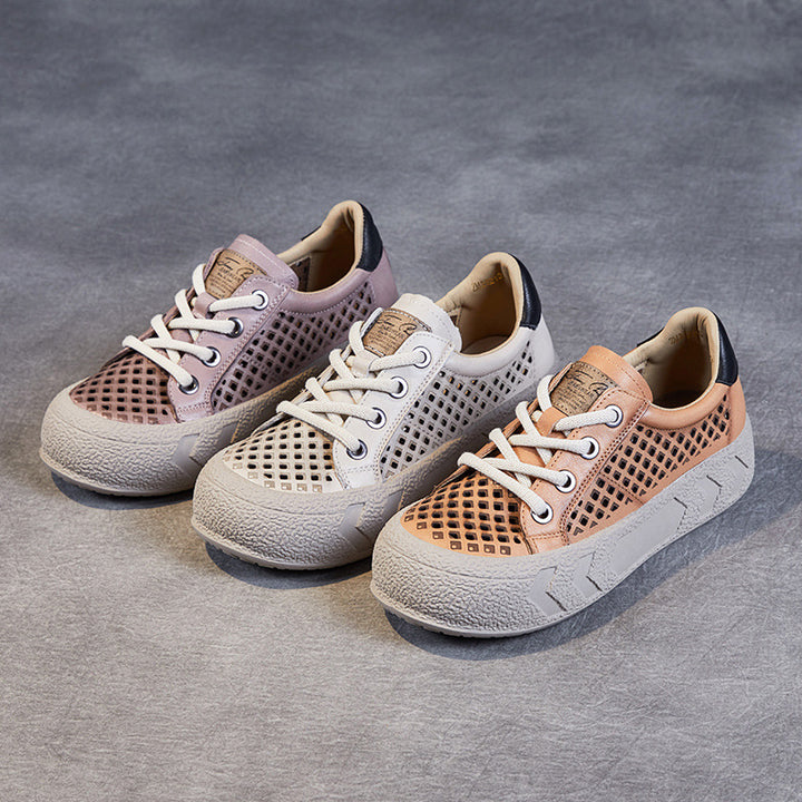 Herrer Fritid Åndbar Mesh Sneakers med Tekstureret Ydersål Stilla