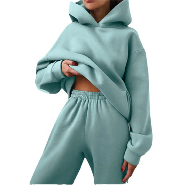 Femme Cozy Oversized Hoodie og Joggingdragt Sæt Stilla
