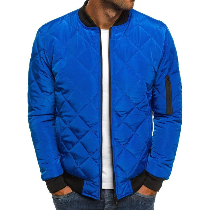 Herren quilted bomberjakke med komfortabel pasform Stilla