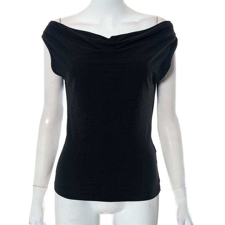 Damebluse med smart omslagssnit Skovae