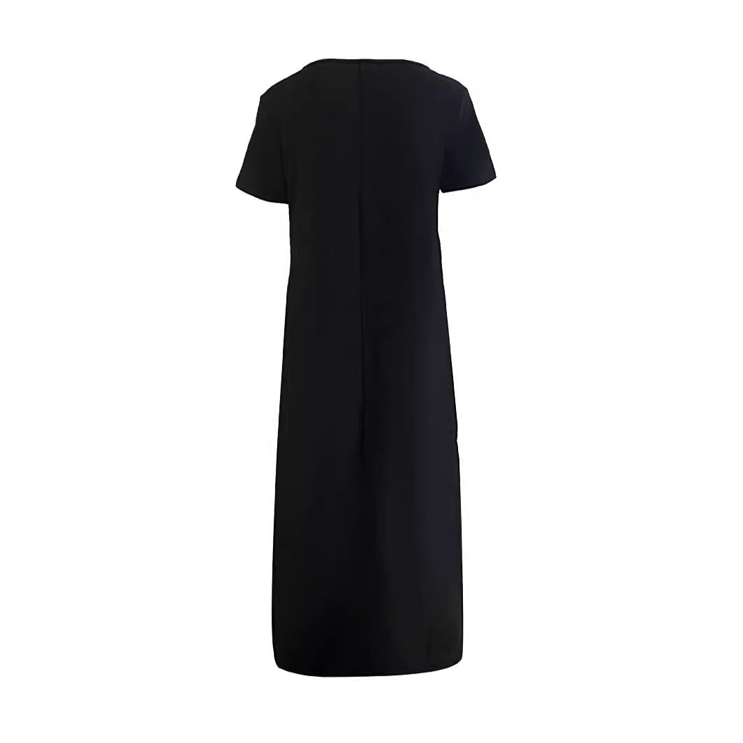 Damer Casual Maxikjole med Statement-Print Stilla