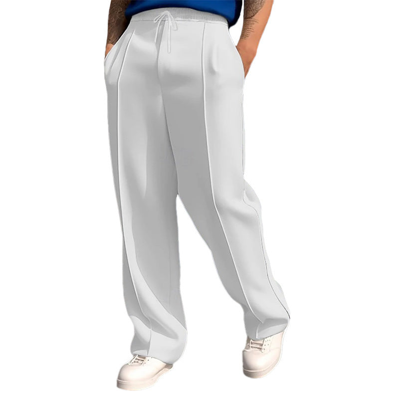 Herrer sporty joggebukser med elastisk talje og sidelommer Stilla