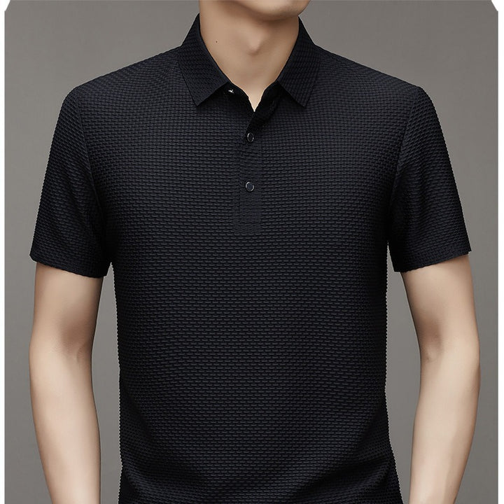 Herre Struktureret Poloshirt med kort ærme Stilla
