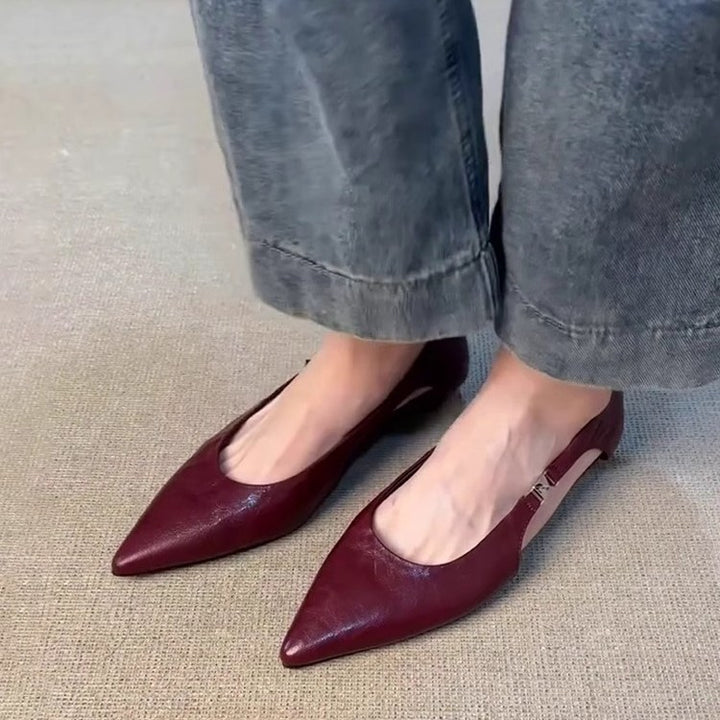 Kvinder Elegante Spids Tå Flade Slip-On Sko Stilla
