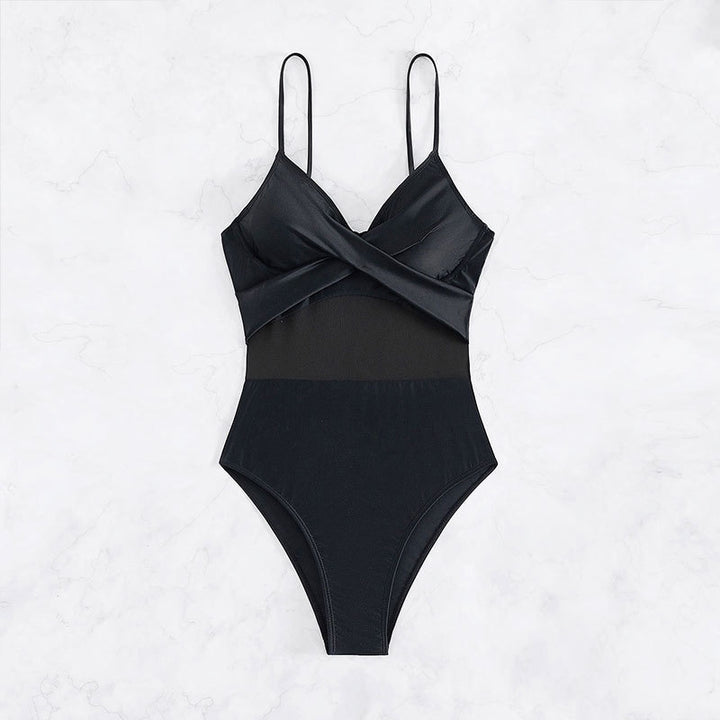 Dame Elegant Jumpsuit med Vikkel-Design Stilla