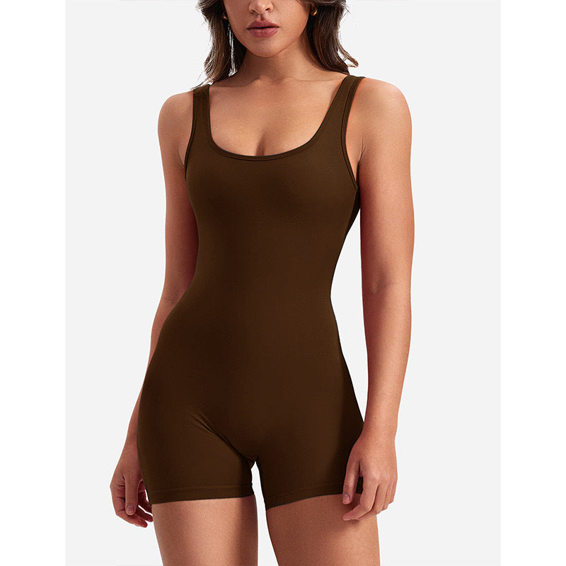 Dame Elegant og figursyet Sport-Jumpsuit Skovae