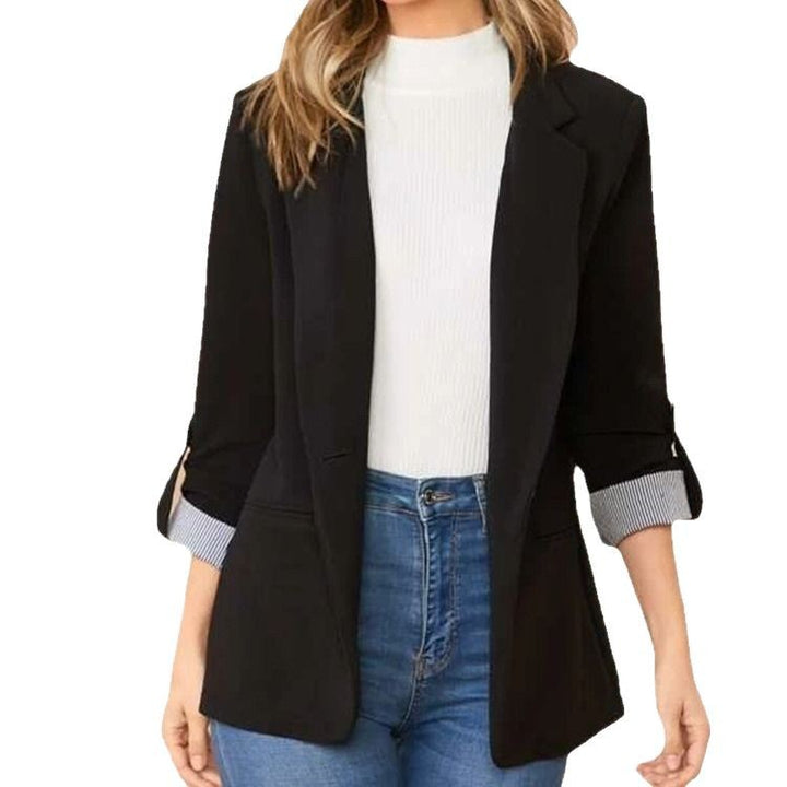 Damer elegant blazer lavet af let stof med trendy detaljer Stilla