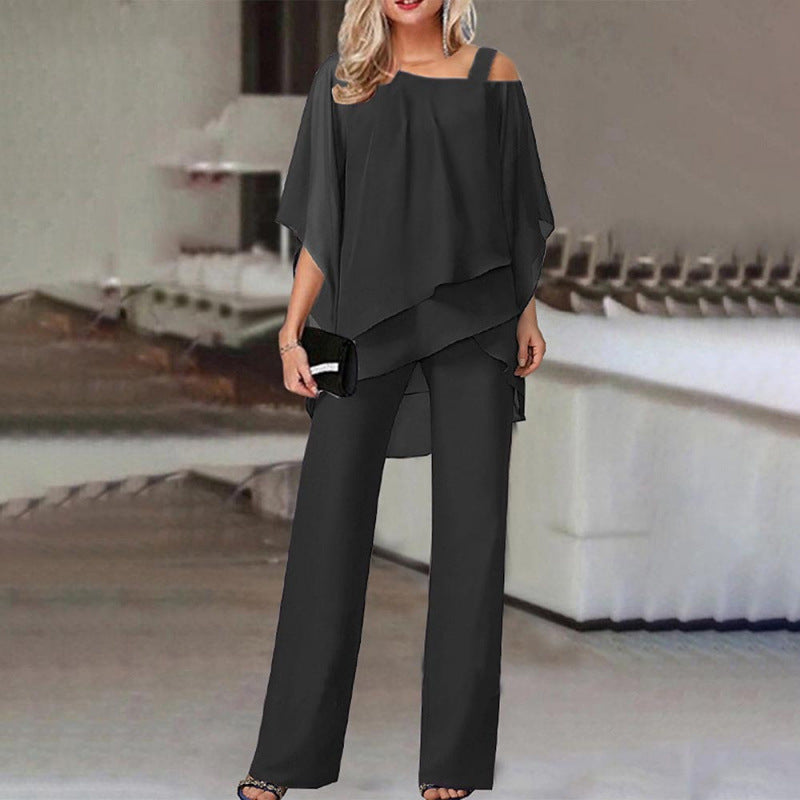 Kvinder Elegant Flydende To-delt Outfit Stilla
