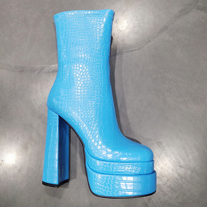 Femme platform stiletto støvler Stilla