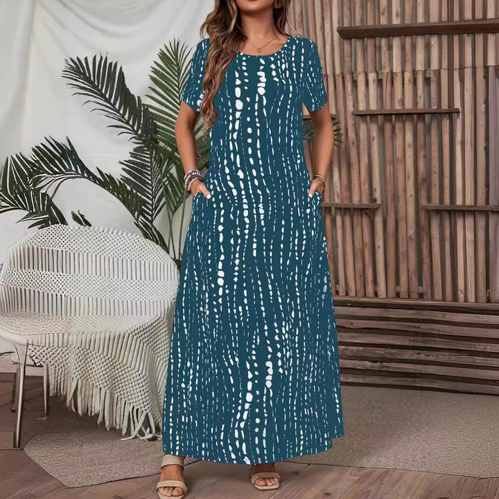 Dame Casual Maxi Kjole Stilla