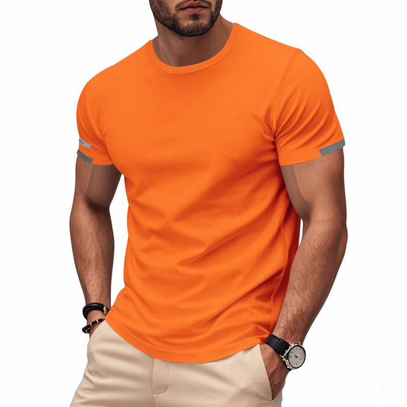 Herre åndbart sport T-shirt med reflekterende elementer Stilla
