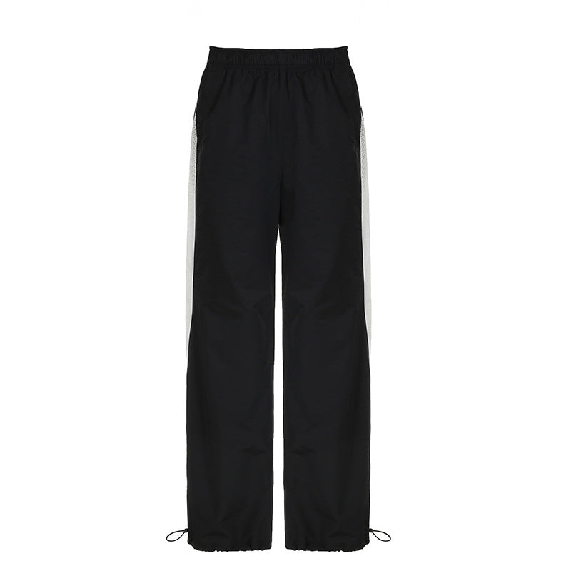 Dame Sporty fritid pants med netdetails Skovae
