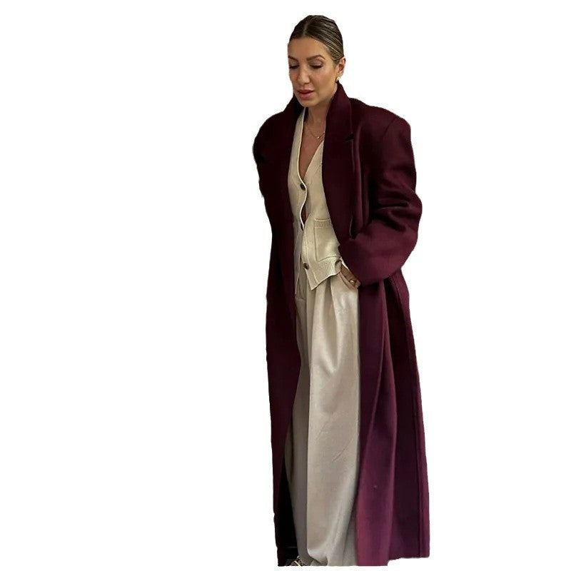 Kvinders fashionable oversized frakke Stilla