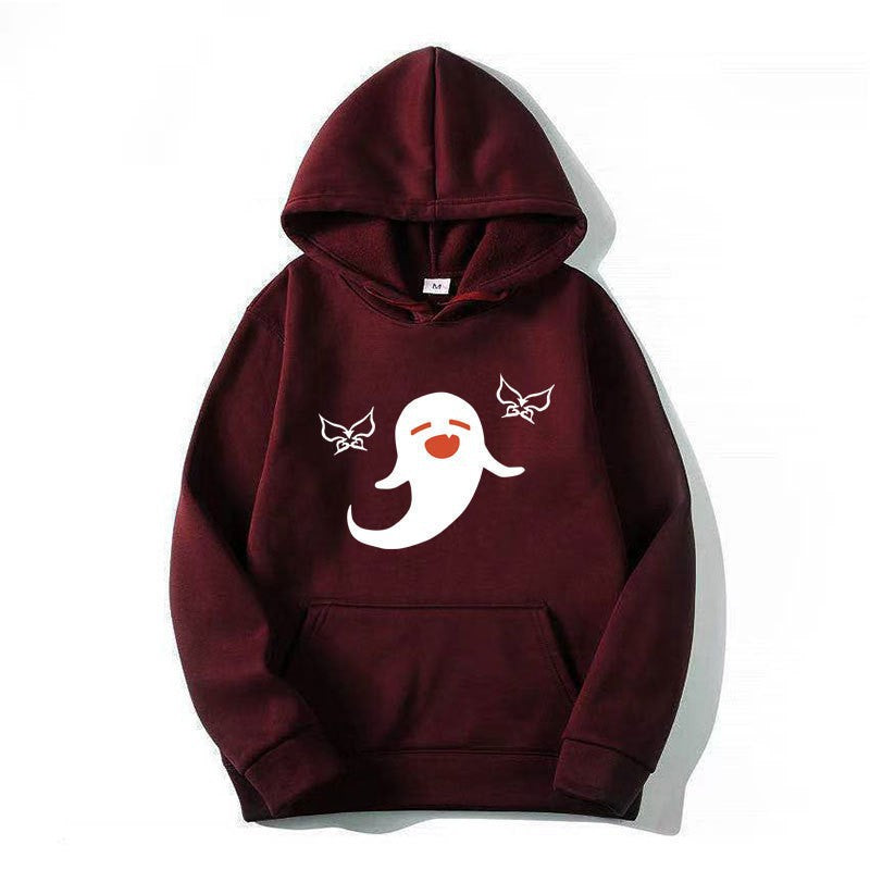 Dame Hoodie med Legende Spøgelse Design Skovae