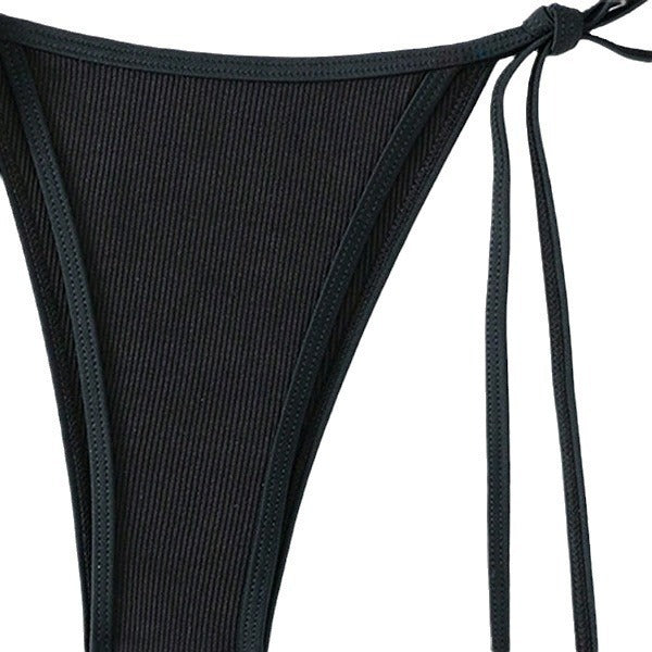 Dame Triangel-Bikini med justerbare bånd og legende design Skovae