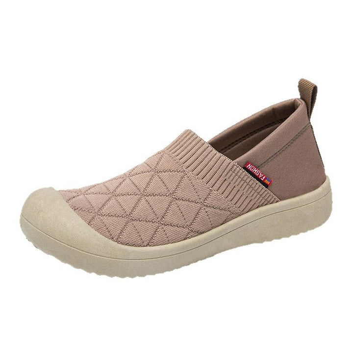 Dame Casual Slip-On Vandresko med struktureret overmateriale og adaptiv pasform Stilla