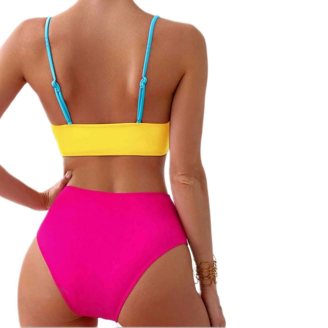 Damer sportslig to-deler bikini-sæt Skovae