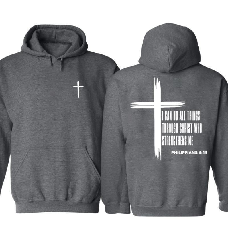 Herre hoodie med inspirerende design Skovae