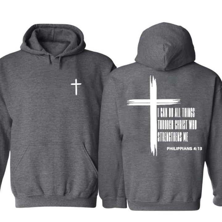 Herre hoodie med inspirerende design Skovae