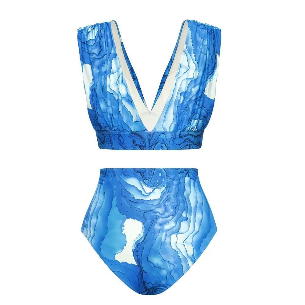 Dame Bikinisæt med elegant indpakningsdesign og moderigtig udsmykning Stilla