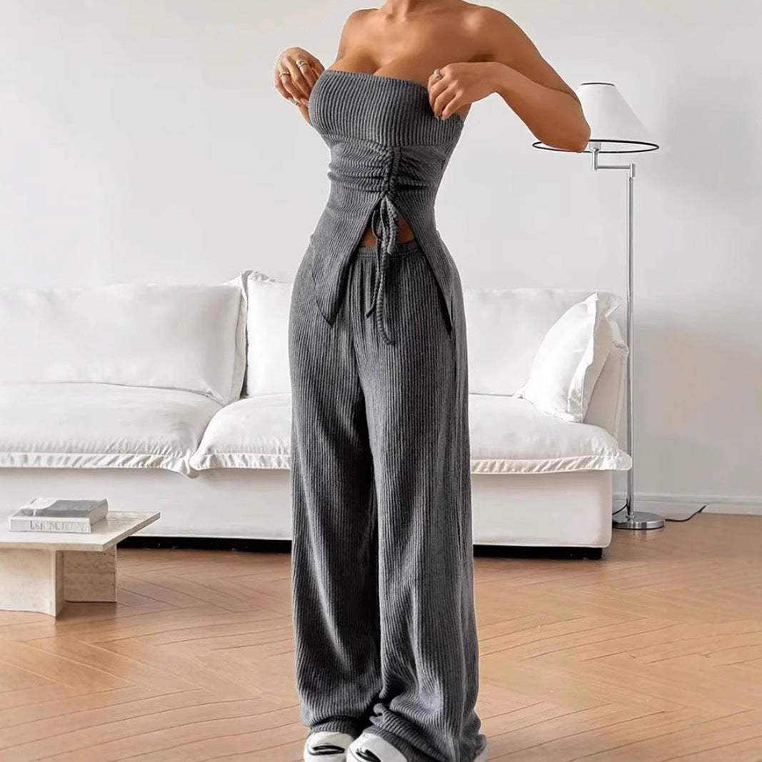 Damer Minimalistisk Strik-Outfit Stilla