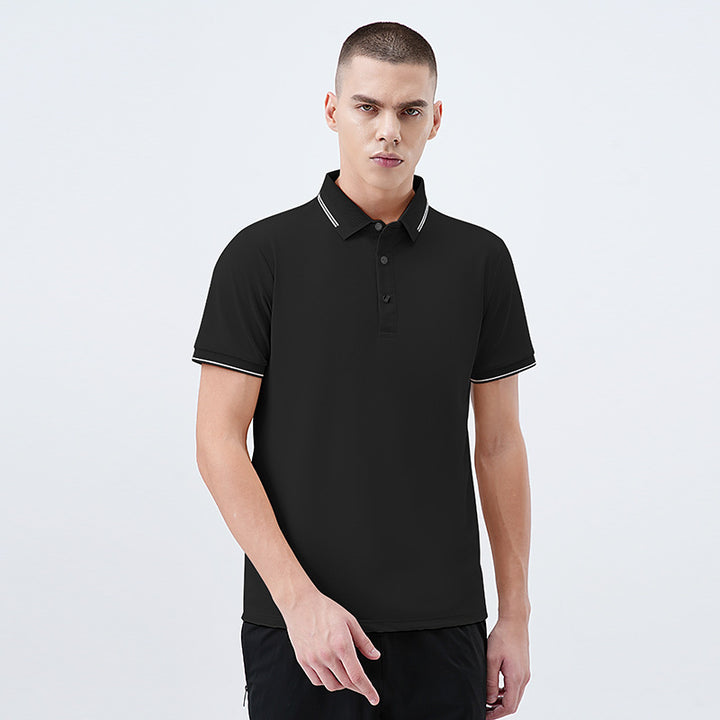 Herren Poloshirt med åndbar og fugtregulerende teknologi Stilla
