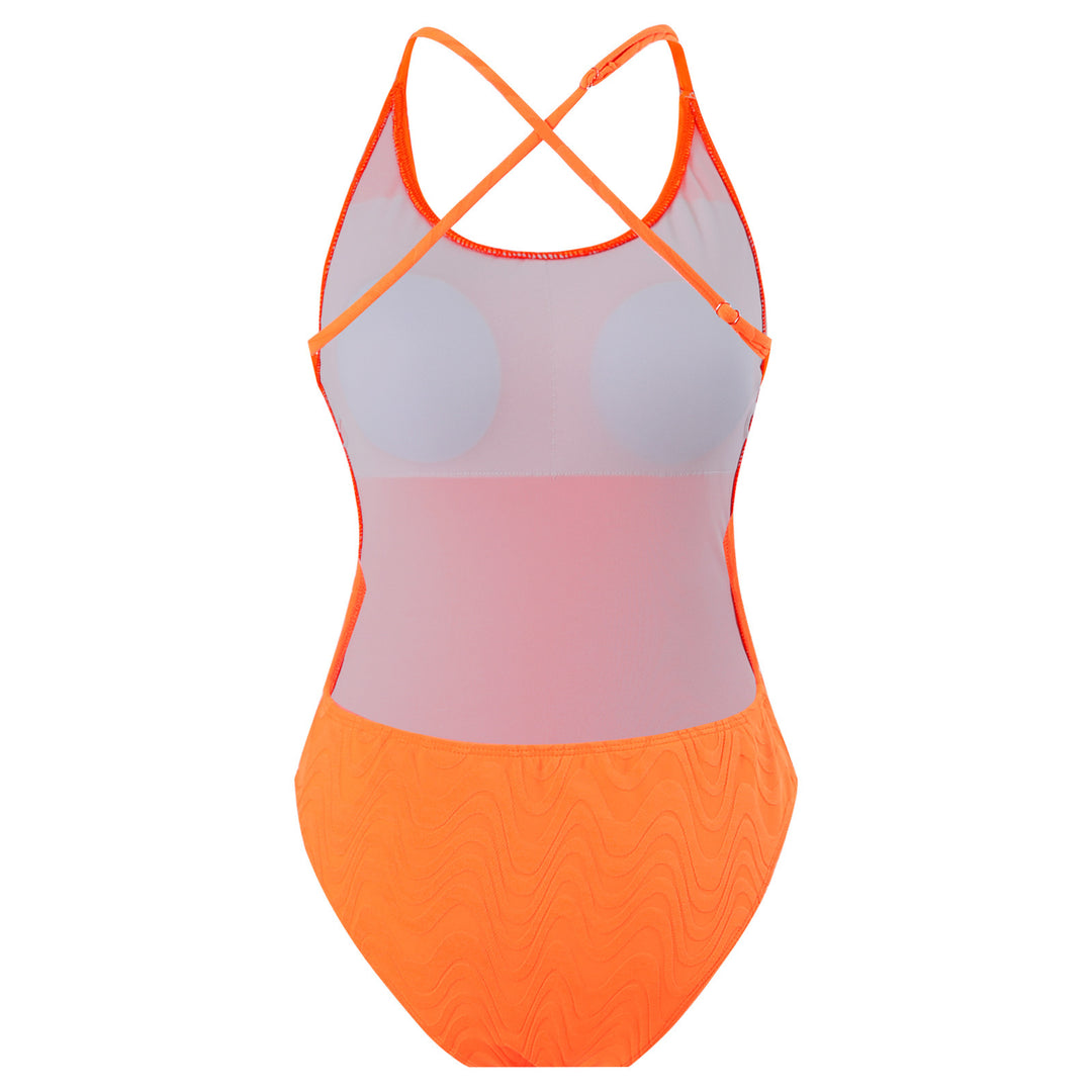 Femme High-Cut Strappy Éndelags Badedragt Stilla