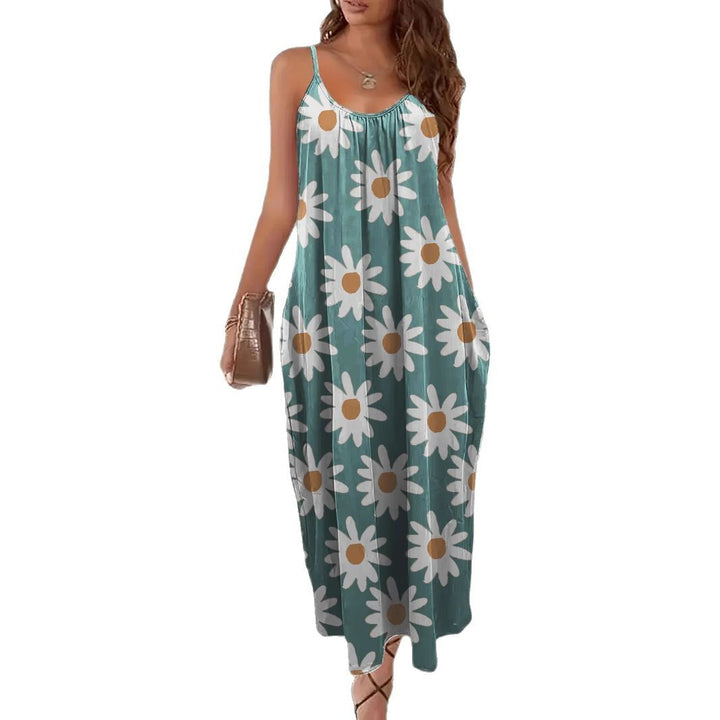 Dame Fritids Floral Maxi Kjole Stilla