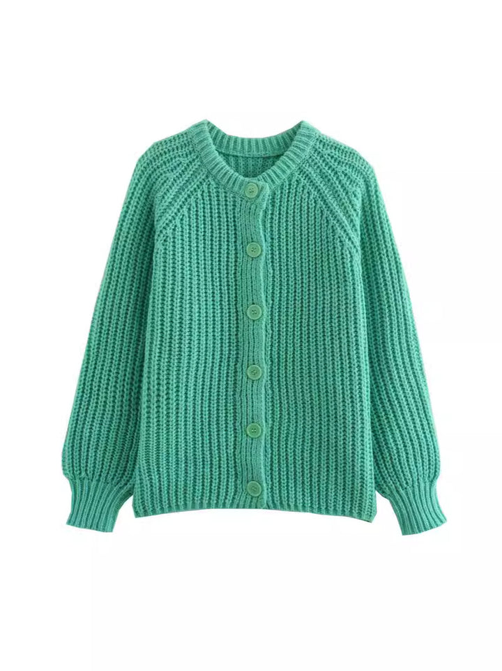 Femme Chunky Strikcardigan Stilla
