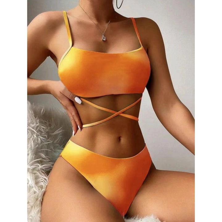 Dame bikini-sæt med elegant indpakningsdetalje og trendy snit Stilla