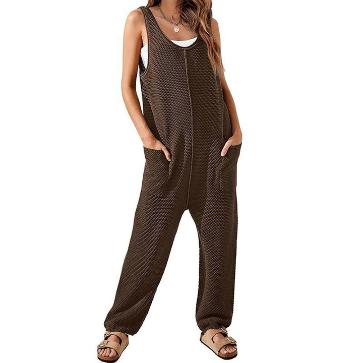 Dame afslappet jumpsuit med praktisk lomme-design Stilla