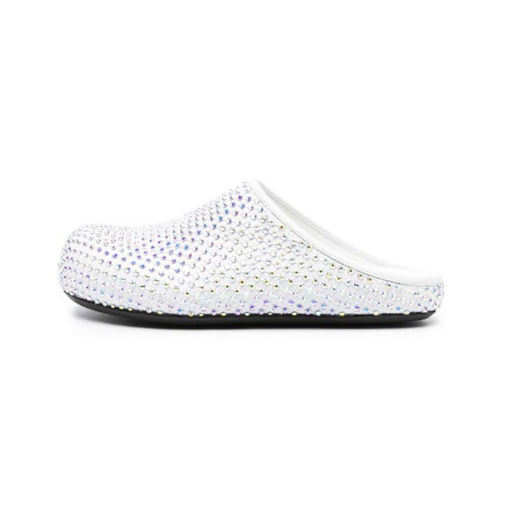 Femme med strass dekorerede slippers mules Stilla