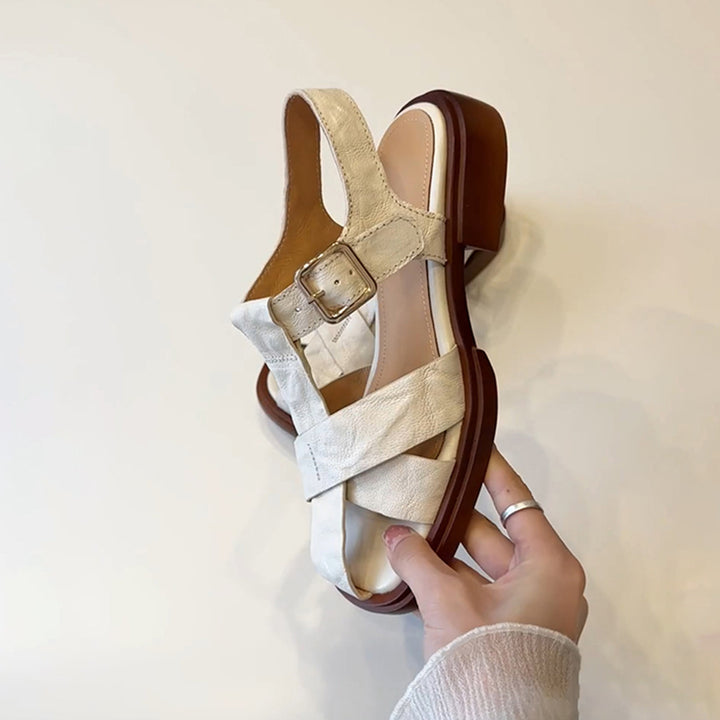 Dame Stilfulde Krydsrem Sandaler Stilla