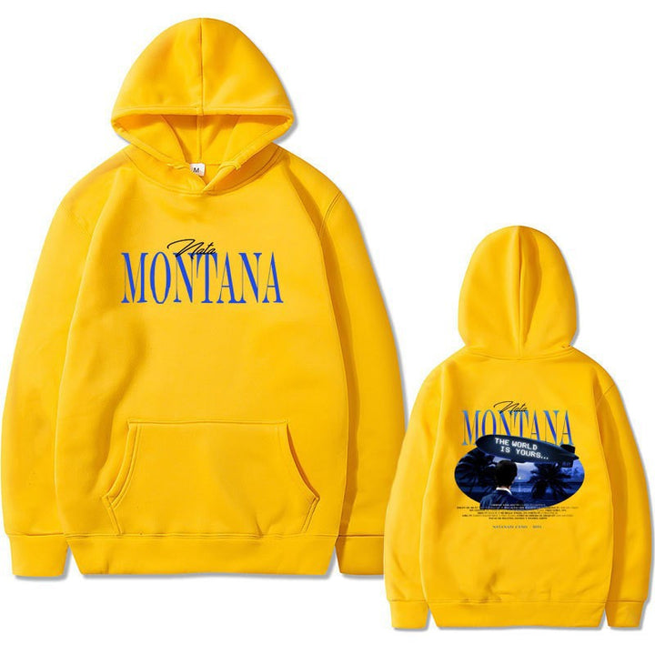 Kvinders hoodie med kreativ grafisk design og afslappet pasform Skovae