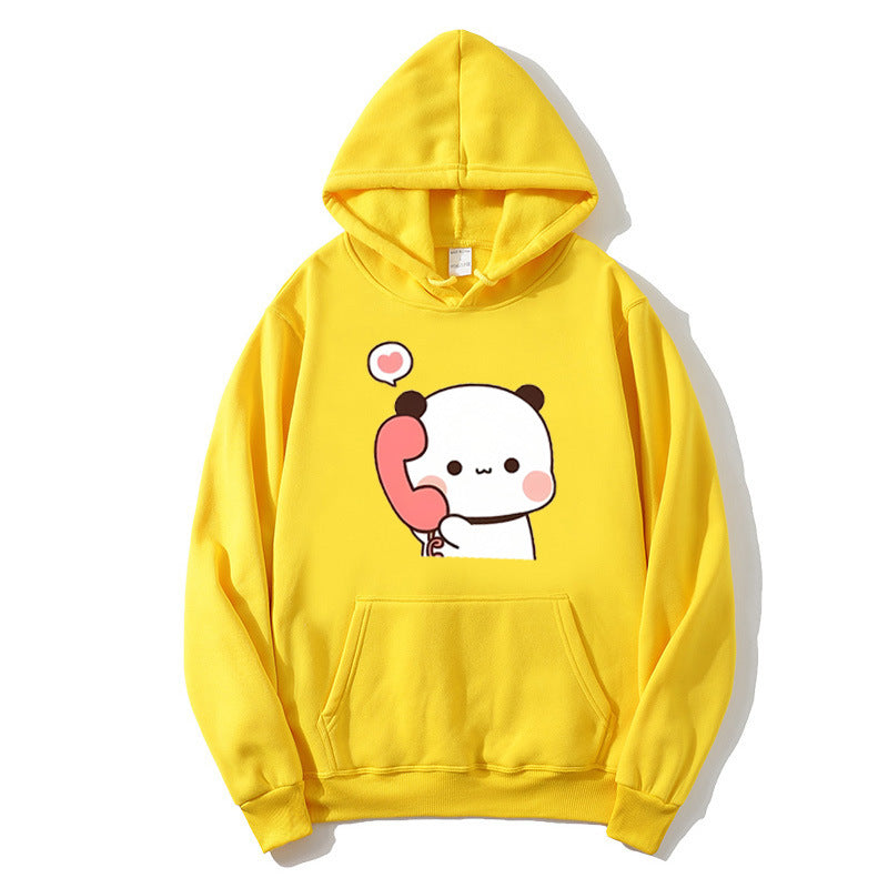 Dame hoodie med legende panda design Skovae