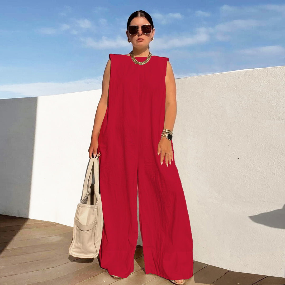 Dame Bredskåret Jumpsuit med elegant design Stilla