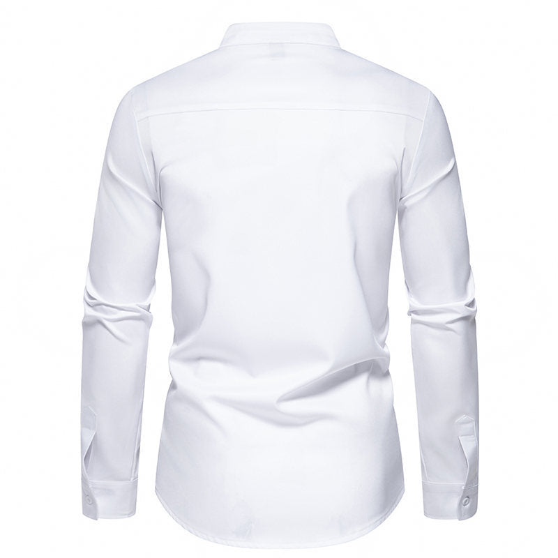 Herre Stilfuld Abstrakt Mønster Button-Up Skjorte Stilla