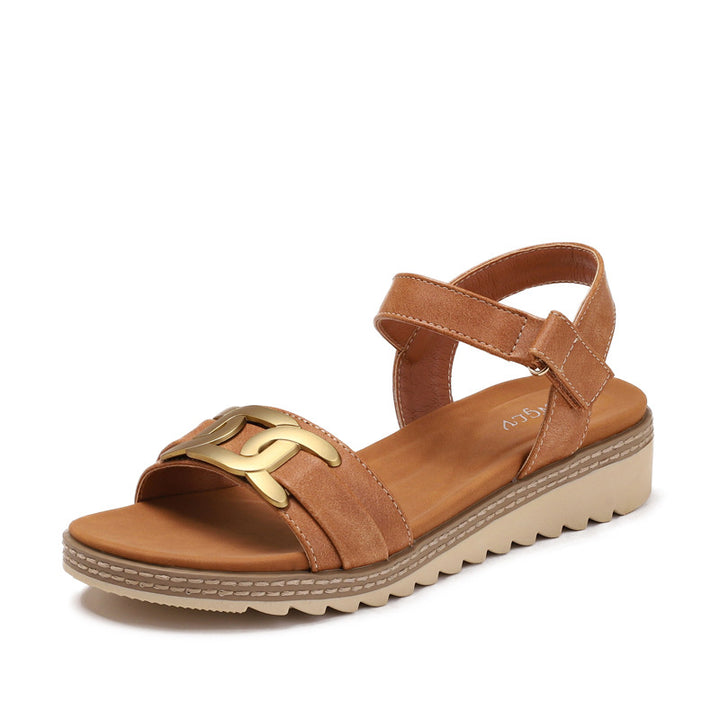 Dame Komfortable Sandaler med elegant Rem og moderne Spænder Stilla
