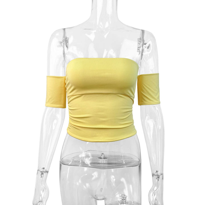 Dame Off-Shoulder Body med figursyet snit Skovae